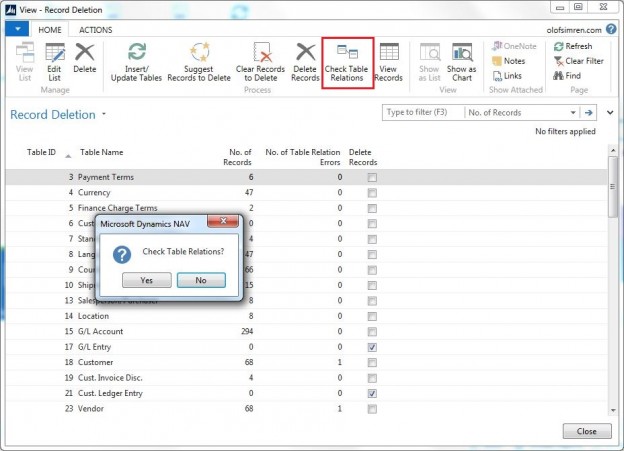 Record Deletion Tool For Microsoft Dynamics Nav 2015 